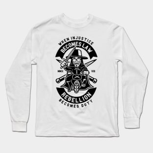 Anonymous Rebellion Long Sleeve T-Shirt